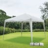 Gazebo estensibile verde 3x3 in alluminio richiudibile Rapido Vente