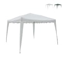 Gazebo estensibile verde 3x3 in alluminio richiudibile Rapido Promotion