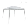 Gazebo estensibile verde 3x3 in alluminio richiudibile Rapido Promotion