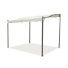 Gazebo a veranda idrorepellente 3x2,5m in ferro ecrù Sarnok Promotion