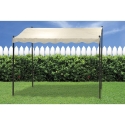 Pavillon de jardin à véranda hydrofuge 3x2,5m en fer écru Sarnok Remises