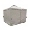 Gazebo idrorepellente 3x3m 4 tende laterali ferro tortora Tangeri Catalogue