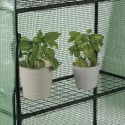 Serre en casier pour plantes avec 4 étagères et bâche protectrice Branik Remises