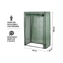 Serre pour plantes de balcon 100x50x150 cm avec bâche de protection Erona Modèle