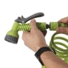 Tuyau d'arrosage flexible en spirale 12m avec pistolet Power Remises