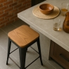tabouret de bar et cuisine design métal bois style industriel style brush up Catalogue
