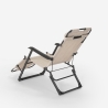 2 chaises longues de plage et jardin pliants multi-positions Emily Lux Zero Gravity 