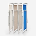4 chaises de plage pliantes mer accoudoirs aluminium Riccione Gold Lux 