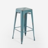 tabouret de bar vintage en métal design industriel style steel stale 78cm Modèle
