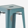 tabouret de bar vintage en métal design industriel style steel stale 78cm Dimensions