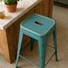 tabouret de bar vintage en métal design industriel style steel stale 78cm Catalogue