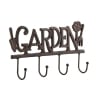 Crochet mural en fonte avec 4 crochets Garden Vente