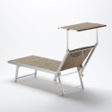 Transat de plage bain de soleil en aluminium Santorini Limited Edition Catalogue