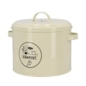 Boîte vintage en métal pour compost avec filtre à charbon actif Offre