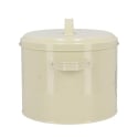 Boîte vintage en métal pour compost avec filtre à charbon actif Caractéristiques