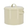 Boîte vintage en métal pour compost avec filtre à charbon actif Modèle
