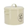 Boîte vintage en métal pour compost avec filtre à charbon actif Dimensions