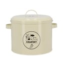 Boîte vintage en métal pour compost avec filtre à charbon actif Promotion