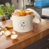 Boîte vintage en métal pour compost avec filtre à charbon actif Vente