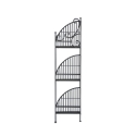 Étagère d'angle pliable à 3 niveaux en fer Offre