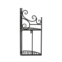 Étagère murale d'angle à 2 niveaux pliable Modèle