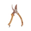 Ciseaux de taille pour plantes et fleurs en acier inoxydable avec manche en bois Promotion