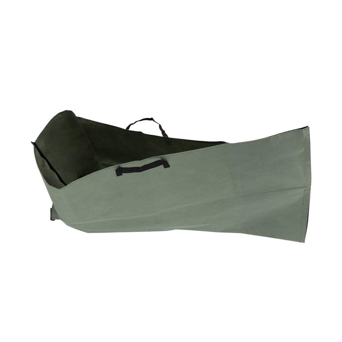 Sac de ramassage de feuilles vert en tissu d'extérieur