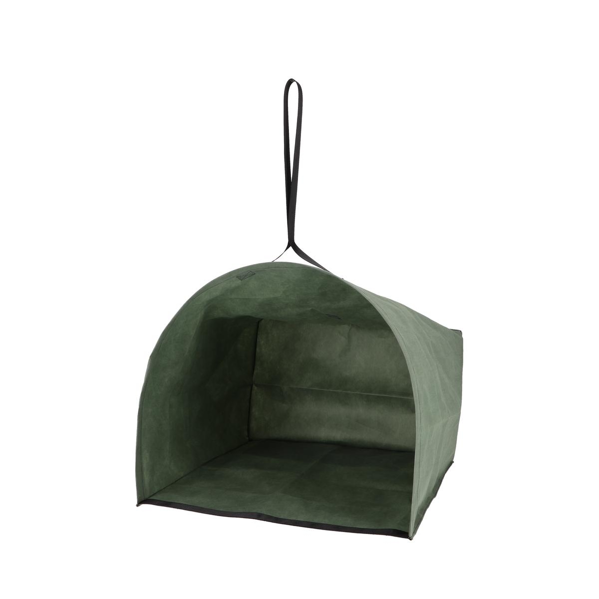 Sac ramasse-feuilles en tissu pliable pour sol
