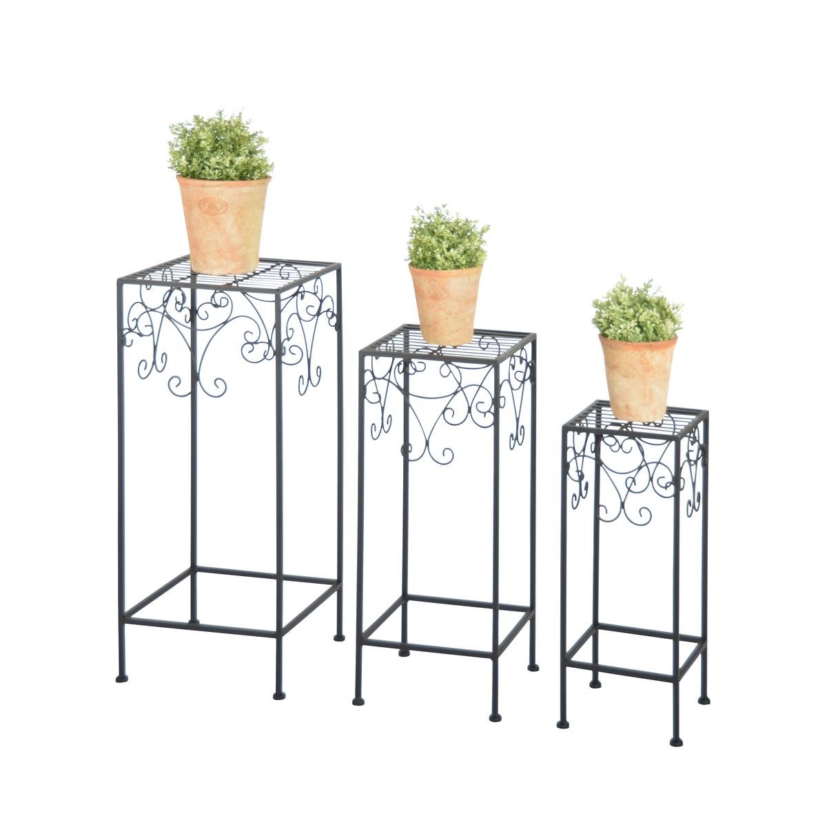 Ensemble de 3 tables supports pour plantes, style classique Promotion Ensemble de 3 tables supports pour plantes, style classique Promotion