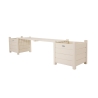 Banc extérieur de jardin en bois avec jardinières Choix