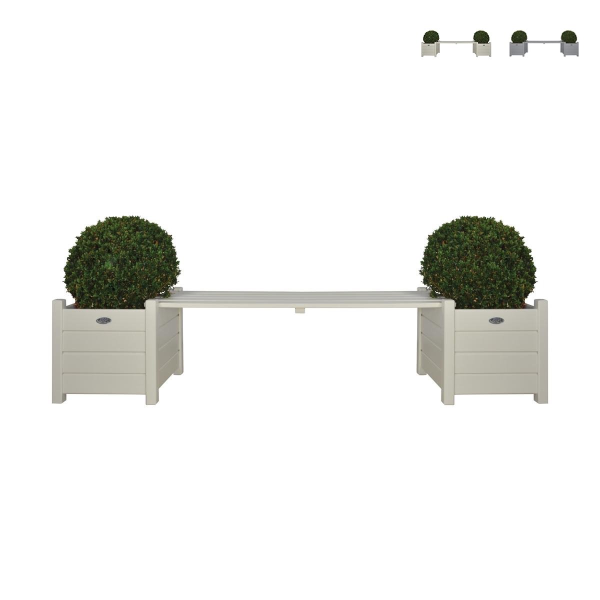 Banc extérieur de jardin en bois avec jardinières Promotion Banc extérieur de jardin en bois avec jardinières Promotion