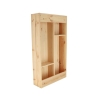 Étagère murale avec table pliante en bois Remises