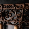 Porte-outils mural en fonte avec 3 crochets décoratifs Remises