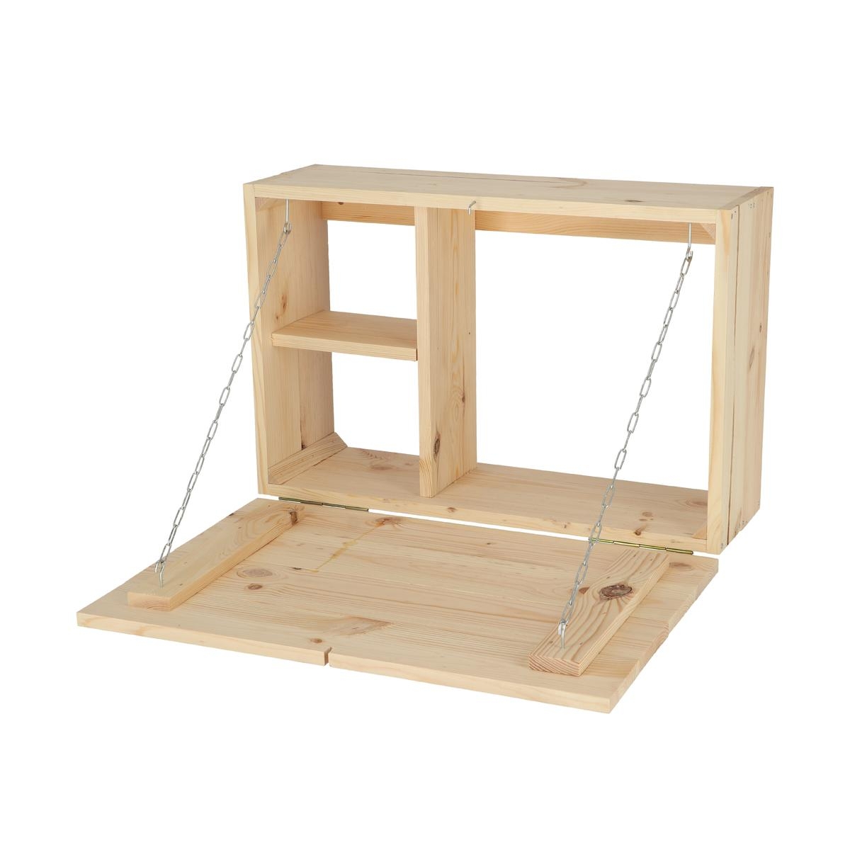 Étagère murale avec plateau pliant en bois Promotion Étagère murale avec plateau pliant en bois Promotion