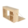 Étagère murale avec plateau pliant en bois Vente