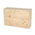 Étagère murale avec plateau pliant en bois Remises