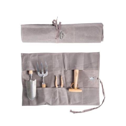 Support à outils de jardin en toile cirée enroulable Promotion