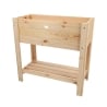 Jardinière surélevée en bois naturel 80,5x37,3x78,2 cm Réductions