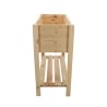 Jardinière surélevée en bois naturel 80,5x37,3x78,2 cm Catalogue