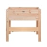 Jardinière surélevée en bois naturel 80,5x37,3x78,2 cm Vente