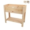 Jardinière surélevée en bois naturel 80,5x37,3x78,2 cm Promotion