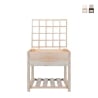 Support en bois pour plantes grimpantes 78,2x3,8x84,9cm Promotion