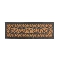 Paillasson en coco et caoutchouc style victorien classique 75,5x25,2cm Promotion