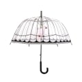 Parapluie transparent en dôme décoratif avec perroquet Promotion