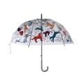 Parapluie transparent avec imprimé chiens et chats Promotion