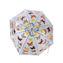 Parapluie transparent avec imprimé papillons colorés Vente