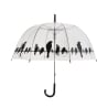 Parapluie transparent avec décoration d'oiseaux sur fil Promotion