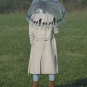 Parapluie transparent avec décoration d'oiseaux sur fil Vente