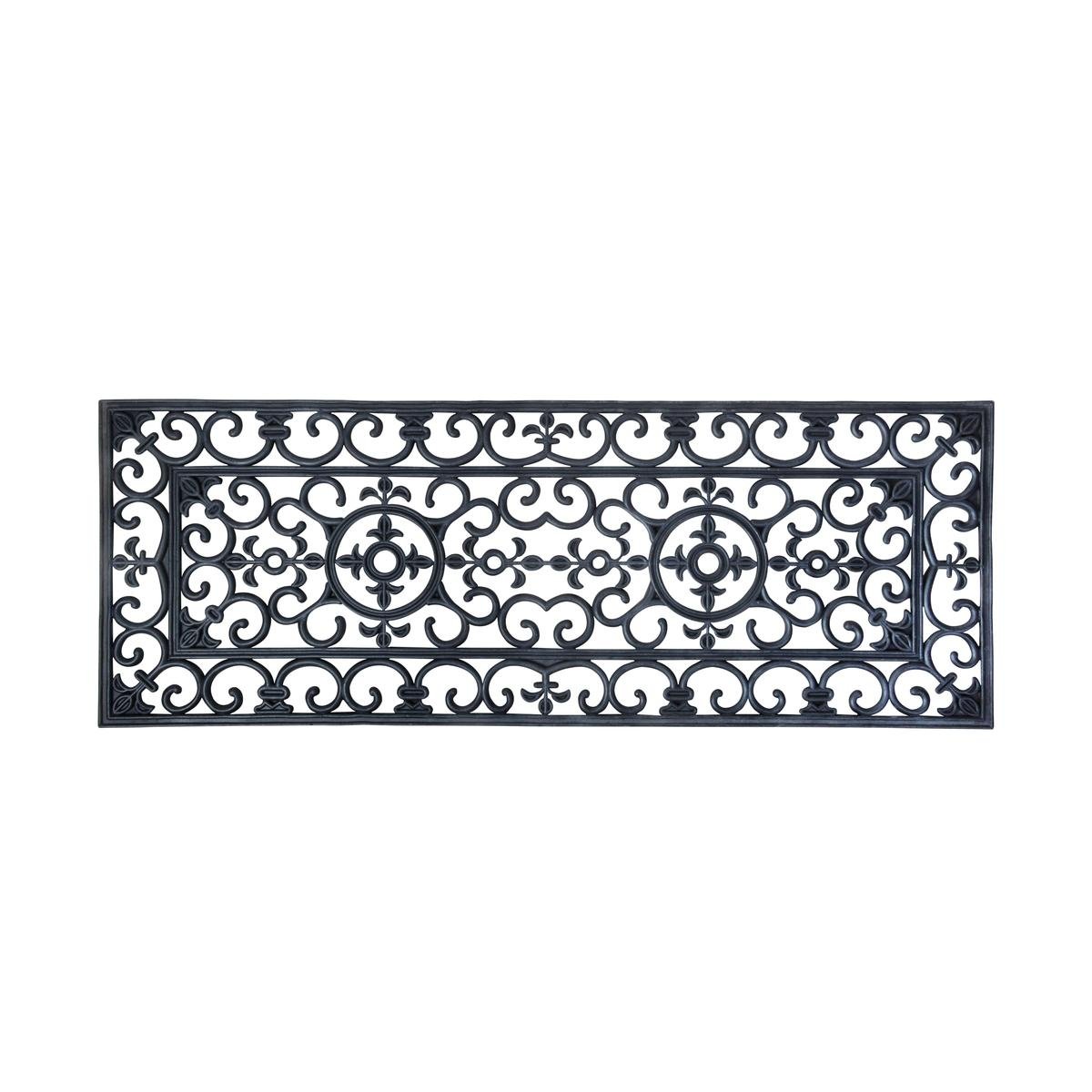 Paillasson rectangulaire d'entrée en caoutchouc style victorien Promotion Paillasson rectangulaire d'entrée en caoutchouc style victorien Promotion