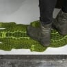 Paillasson d'entrée décoratif en forme de crocodile Remises